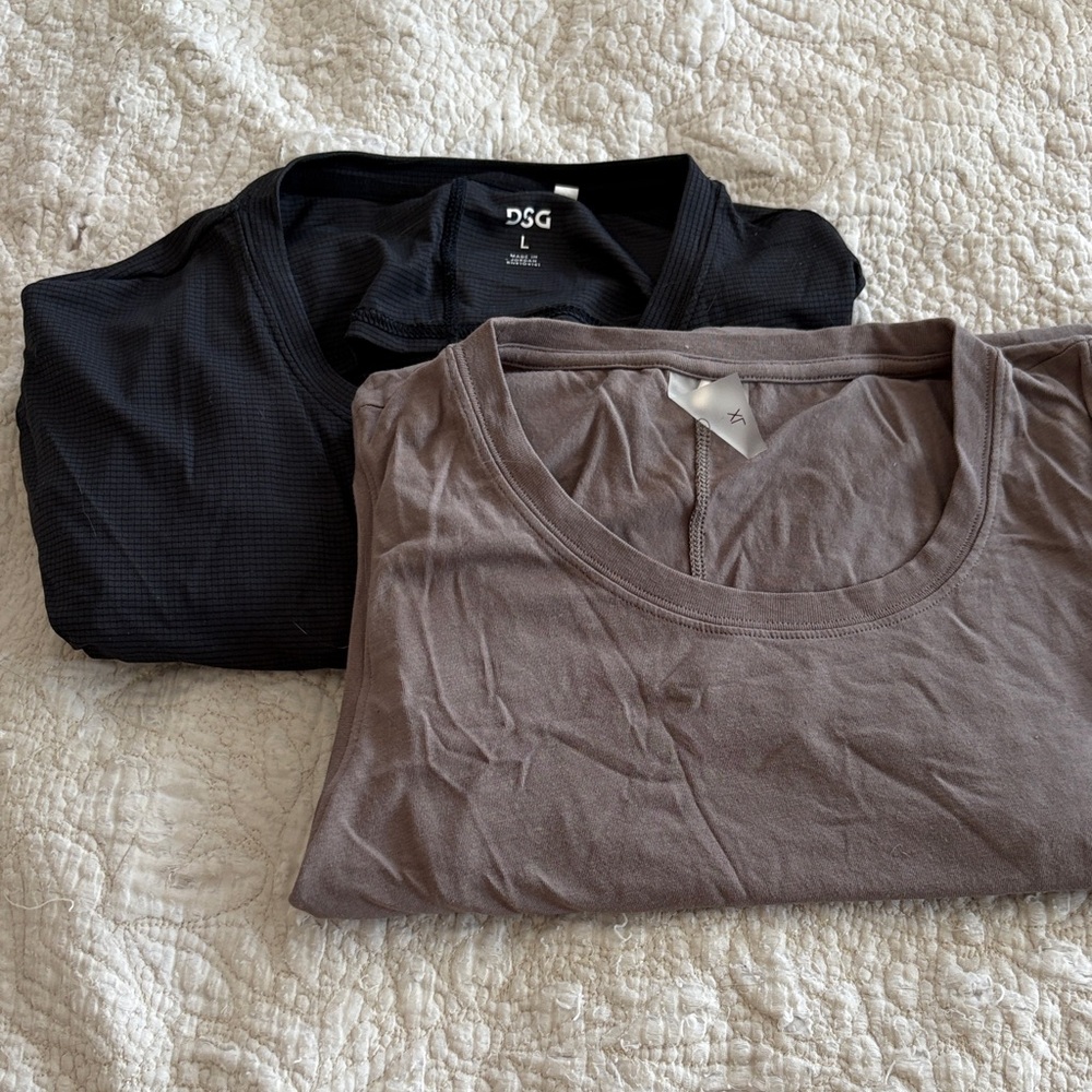 DSG black and Calia Gray T-Shirts for gym